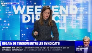 Manif anti-Macron devant un théâtre parisien (1/2) - 17/01