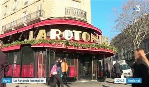 Paris : La Rotonde incendiée, l'hypothèse de l'acte volontaire est privilégiée