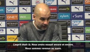 23e j. - Guardiola : "Nous avons tout essayé"