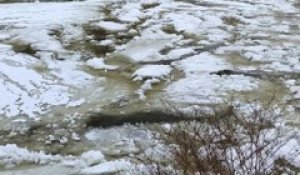 L'état de la rivière le 19 janvier