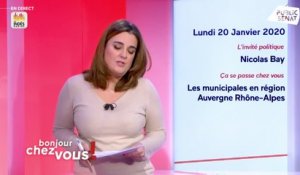 Invité : Nicolas Bay - Bonjour chez vous ! (20/01/2020)