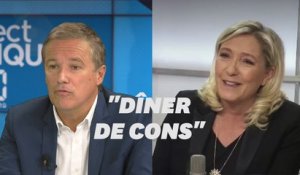 La primaire, "un dîner de cons"? Marine Le Pen répond à Dupont-Aignan