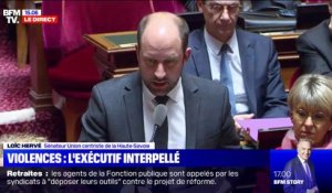Loïc Hervé (Union centriste) sur les violences: "M. Le Premier ministre, il est temps d'apaiser ce climat"