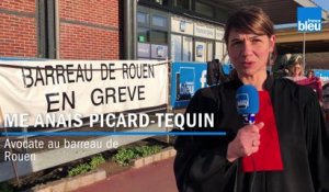 Les avocats de Rouen font un flashmob devant France Bleu Normandie