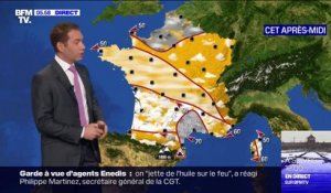 Un temps froid et sec au nord et toujours d'importantes pluies dans le sud ce jeudi