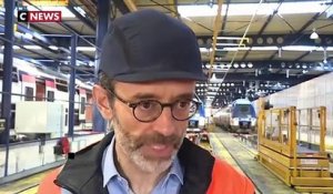 À Noisy-le-Sec, des techniciens de la SNCF préparent la fin de la grève, et remettent en état de nombreux trains et machines avant de les refaire fonctionner