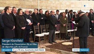 75 ans de la libération d'Auschwitz : Emmanuel Macron rend hommage aux déportés français