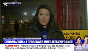 Coronavirus: un troisième cas a été détecté à Paris, chez un proche du premier patient hospitalisé à l'hôpital Bichat