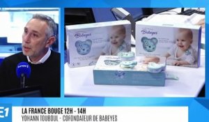 La France bouge : Yohann Touboul, cofondateur de Babeyes, caméras intégrées aux jouets des enfants afin de capturer les regards que leurs parents posent sur eux