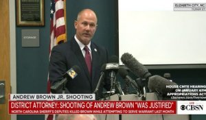 USA: Aucun policier ne sera poursuivi pour la mort d'Andrew Brown Jr, un Afro-Américain abattu dans son véhicule en avril en Caroline du Nord (Procureur)