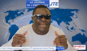 JTE  : Gbi de Fer analyse la décision d’annulation du meeting du FPI organisé par Daman Pickass