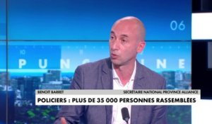 Benoît Barret, secrétaire national province Alliance : « Lorsqu'un policier tombe, c'est un pan de la démocratie qui tombe »