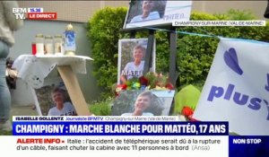 Marche blanche à Champigny: "Mattéo était une personne formidable", témoigne l'un de ses amis