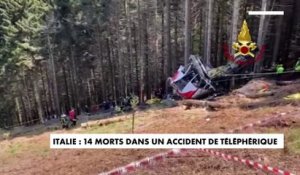 Italie : 14 morts dans un accident de téléphérique