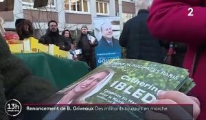 Renoncement de Benjamin Griveaux : des militants toujours en marche