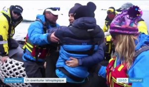Antarctique : un aventurier tétraplégique se lance à la conquête du continent blanc