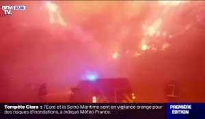 Tempête Ciara: les vents violents attisent les flammes en Corse