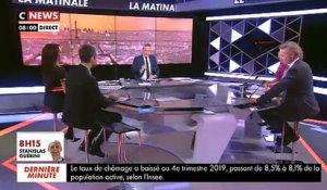 Le taux de chômage a nettement baissé au 4e trimestre 2019 pour s'établir à 8,1%, selon l’INSEE – Il s’agit de son plus bas niveau depuis fin 2008 - VIDEO