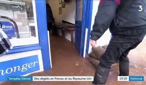 Tempête Dennis : fortes précipitations et vents violents du Royaume-Uni au nord-ouest de la France