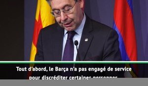 Barcelone - Le président Bartomeu s'insurge : Tout est faux !''