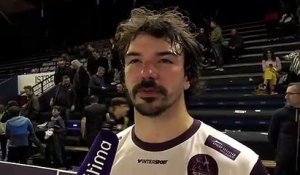 Louis Roche après la défaite d'Istres Provence Handball contre Chartres