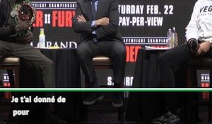 Poids-lourds - Wilder à Fury : "Quand je t'ai trouvé, tu pensais au suicide !"