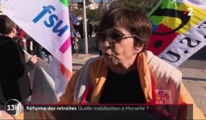 Réforme des retraites : une mobilisation en baisse à Marseille