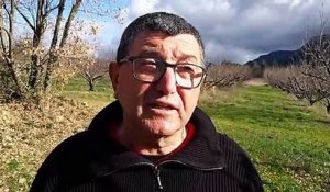 Bernard Habauzit, arboriculteur à Vesseaux