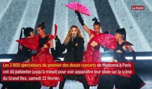 À Paris, le concert de Madonna commence à minuit, avec 3 h 30 de retard