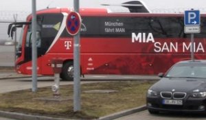 Les joueurs du Bayern Munich sont arrivés à Chelsea