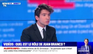 Juan Branco: "J'avais des doutes sur la véracité de la vidéo jusqu'à ce que Benjamin Griveaux démissionne"