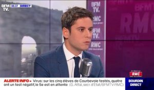 Coronavirus: "Il faut que les Français soient rassurés par notre système" assure Gabriel Attal