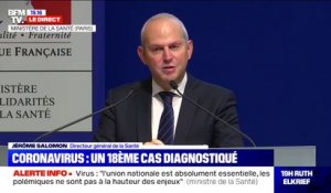 Coronavirus: selon Jérôme Salomon, "il y a plus de nouveaux cas hors de Chine qu'en Chine, pour la première fois"