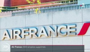 Air France : 1 500 emplois vont disparaître d'ici 2022