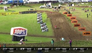Tom Vialle Crash - Race 1 MXGP of Great Britain 2020 - motocross