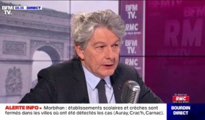 Coronavirus: Thierry Breton évoque un manque à gagner "d'un milliard d'euros" sur le tourisme en Europe depuis début janvier