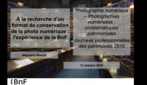 A la recherche d'un format de conservation de la photo numérique : l'expérience de la BNF