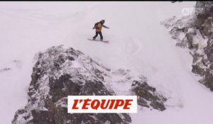 le run de Marion Haerty, 3e en Andorre - Adrénaline - Snowboard freeride