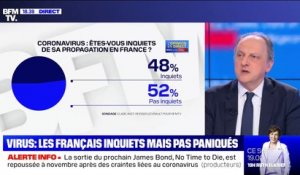 Selon un sondage, 52% des Français se disent inquiets de la propagation du coronavirus