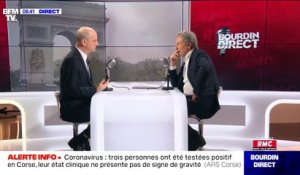 Coronavirus: Jean-Michel Blanquer envisage "une bouteille de gel hydroalcoolique par classe" tout en étant attentif aux enjeux de pénurie