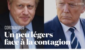 Les déclarations peu prudentes de Johnson et Trump sur le coronavirus