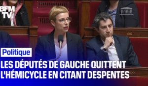 Retraites: reprenant Virginie Despentes, les députés de gauche quittent l’hémicycle pour protester contre le 49.3