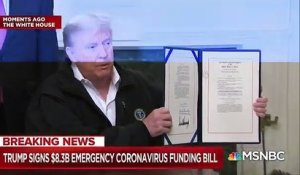 Virus - Le Président américain Donald Trump débloque 8,3 milliards de dollars pour financer la lutte contre le coronavirus - VIDEO