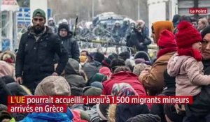 L'UE pourrait accueillir jusqu'à 1 500 migrants mineurs arrivés en Grèce