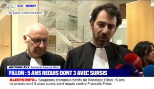 5 ans de prison requis contre François Fillon: pour son avocat, le parquet national financier veut passer un message "plus politique que juridique"