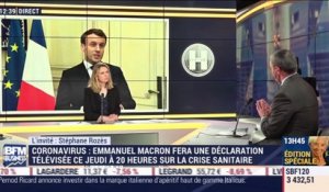 Stéphane Rozès (CAP) : Emmanuel Macron fera une déclaration télévisée ce jeudi à 20 heures sur  la crise sanitaire liée au coronavirus - 12/03