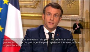 Macron annonce la fermeture des établissements scolaires jusqu'à nouvel ordre