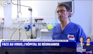 Coronavirus: l'hôpital de La Pitié-Salpêtrière se réorganise pour libérer des lits