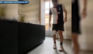 Les footballeurs s’essayent au Stay At Home Challenge