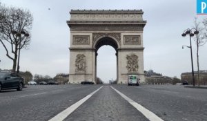 Coronavirus :  les rues de Paris désertées